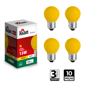 Lampada-Incadescente-Bolinha-Amarela-15W-Base-E27-127V-Kian---CX-10