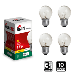 Lampada-Incadescente-Bolinha-Clara-15W-Base-E27-127V-Kian---CX-10
