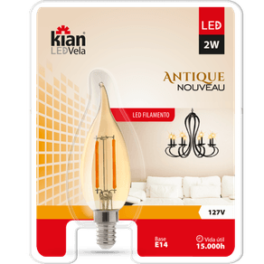 Lampada-Led-Antique-Noveau-Vela-2W-Base-E14-2-200K-127V-Kian