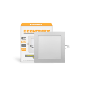 Luminaria-Led-Slim-Quadrada-Embutir-12W-6-500K-Branca-Fria-Bivolt-Economax