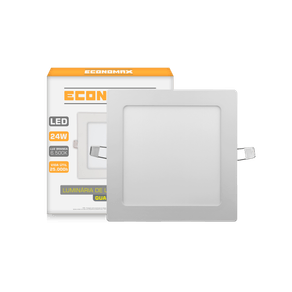 Luminaria-Led-Slim-Quadrada-Embutir-24W-6-500K-Branca-Fria-Bivolt-Economax