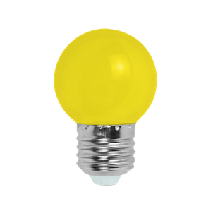 Lampada-Led-Color-Bolinha-Amarela-1-3W-E27-Bivolt-Kian