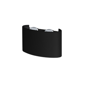 Luminaria-Led-Arandela-4-Dots-Preto-4W-6-000K-Branca-fria-Kian